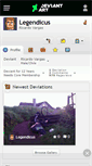 Mobile Screenshot of legendicus.deviantart.com