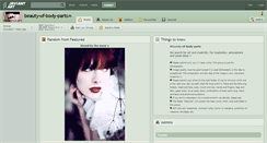 Desktop Screenshot of beauty-of-body-parts.deviantart.com