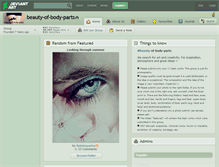 Tablet Screenshot of beauty-of-body-parts.deviantart.com
