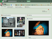 Tablet Screenshot of faaz.deviantart.com