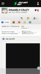 Mobile Screenshot of insanely-crazy.deviantart.com