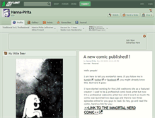 Tablet Screenshot of hanna-pirita.deviantart.com