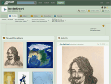 Tablet Screenshot of leo-darkheart.deviantart.com