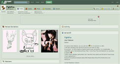 Desktop Screenshot of fightfox.deviantart.com