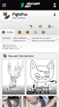 Mobile Screenshot of fightfox.deviantart.com