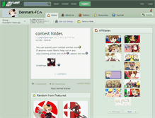 Tablet Screenshot of denmark-fc.deviantart.com