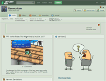 Tablet Screenshot of litemountain.deviantart.com
