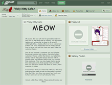 Tablet Screenshot of frisky-kitty-cafe.deviantart.com