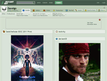 Tablet Screenshot of daveigo.deviantart.com