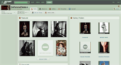 Desktop Screenshot of dafemmefatale.deviantart.com