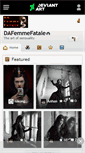 Mobile Screenshot of dafemmefatale.deviantart.com