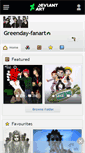 Mobile Screenshot of greenday-fanart.deviantart.com