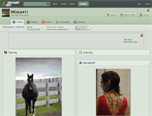Tablet Screenshot of nicole411.deviantart.com