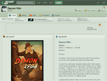 Tablet Screenshot of damon1984.deviantart.com