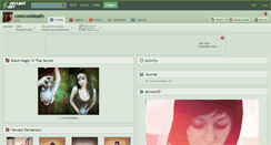 Desktop Screenshot of coolcooldeath.deviantart.com