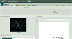 Desktop Screenshot of cyber-29.deviantart.com
