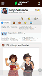 Mobile Screenshot of koryusakurada.deviantart.com