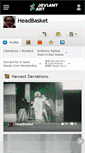 Mobile Screenshot of headbasket.deviantart.com