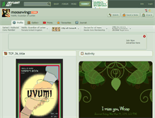 Tablet Screenshot of moosewingz.deviantart.com