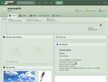 Tablet Screenshot of emmmahhh.deviantart.com
