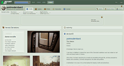 Desktop Screenshot of postmodernbard.deviantart.com