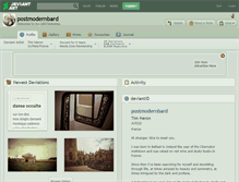 Tablet Screenshot of postmodernbard.deviantart.com