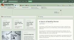 Desktop Screenshot of dragonrosefang.deviantart.com