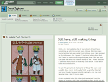 Tablet Screenshot of donuttyphoon.deviantart.com