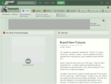 Tablet Screenshot of basserpix.deviantart.com