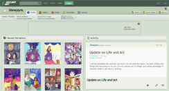 Desktop Screenshot of disneylyric.deviantart.com