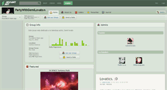 Desktop Screenshot of partywithdemilovato.deviantart.com