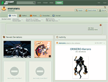 Tablet Screenshot of enerunaru.deviantart.com