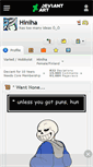 Mobile Screenshot of hiniha.deviantart.com