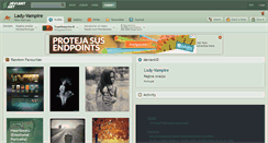 Desktop Screenshot of lady-vampire.deviantart.com