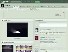 Tablet Screenshot of dude2k.deviantart.com