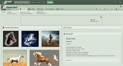 Desktop Screenshot of equus-soul.deviantart.com