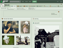 Tablet Screenshot of falower.deviantart.com