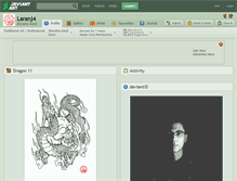Tablet Screenshot of laranj4.deviantart.com