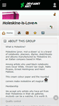 Mobile Screenshot of moleskine-is-love.deviantart.com