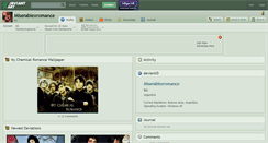 Desktop Screenshot of miserablexromance.deviantart.com
