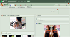 Desktop Screenshot of lauren77.deviantart.com