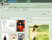 Tablet Screenshot of nancy0039.deviantart.com