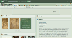 Desktop Screenshot of cocoon-master.deviantart.com