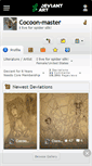 Mobile Screenshot of cocoon-master.deviantart.com