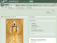 Tablet Screenshot of coniaric.deviantart.com