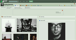 Desktop Screenshot of dmitryhammer.deviantart.com