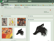 Tablet Screenshot of mitsutia.deviantart.com