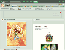 Tablet Screenshot of callyzah.deviantart.com