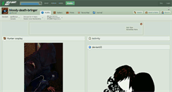 Desktop Screenshot of bloody-death-bringer.deviantart.com