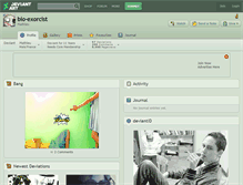 Tablet Screenshot of bio-exorcist.deviantart.com